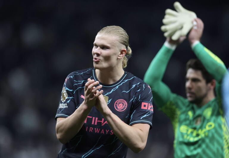 Erling Haaland marcó uno de los goles del City