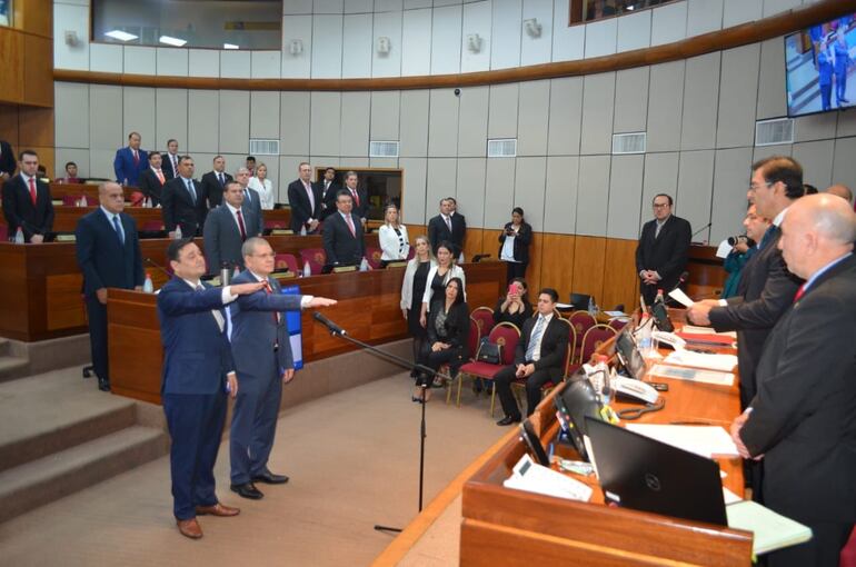 Sesión de la Cámara Alta (Foto: Prensa Senado.)