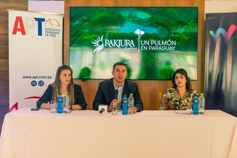 Conferencia de presentación del torneo ITF M25 de Rakiura, que se disputará la semana que viene.