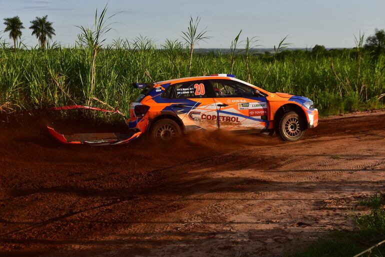 Agustín Alonso entró a acelerar ayer en el “shake down”.