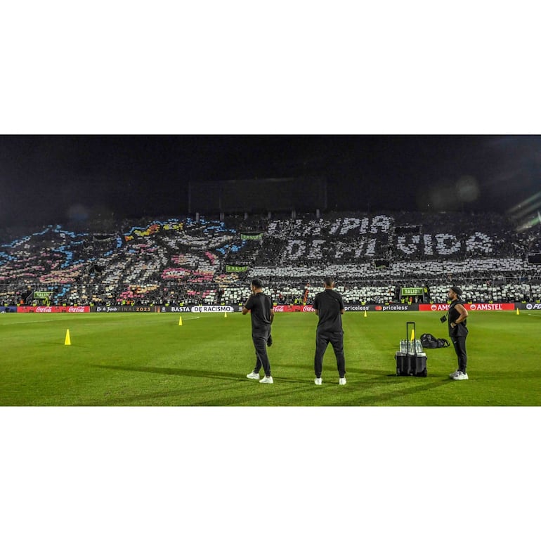 El mosaico en el sector de Plateas