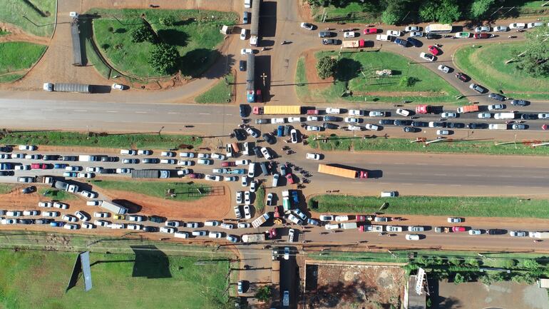 La construcción del viaducto busca una solución vial en uno de los puntos más transitados de Ciudad del Este.