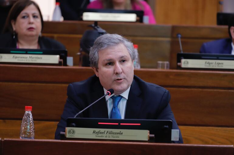 Rafael Filizzola, senador por el Partido Democrático Progresista.