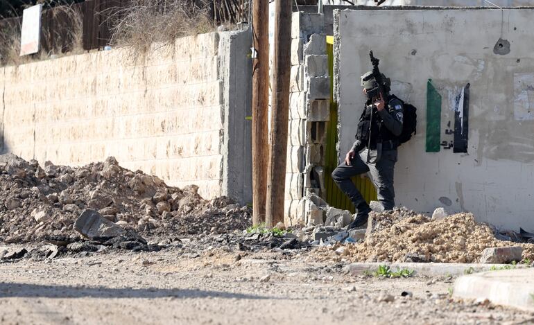 Un soldado israelí el pasado miércoles en Yenín.