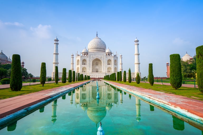 Taj Mahal en Agra, India.