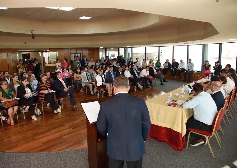 Audiencia sobre la ley Hambre Cero. Foto Gentileza Senado.