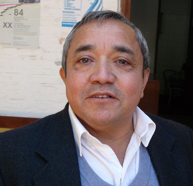 Clarito Rojas, presidente del Cones. 