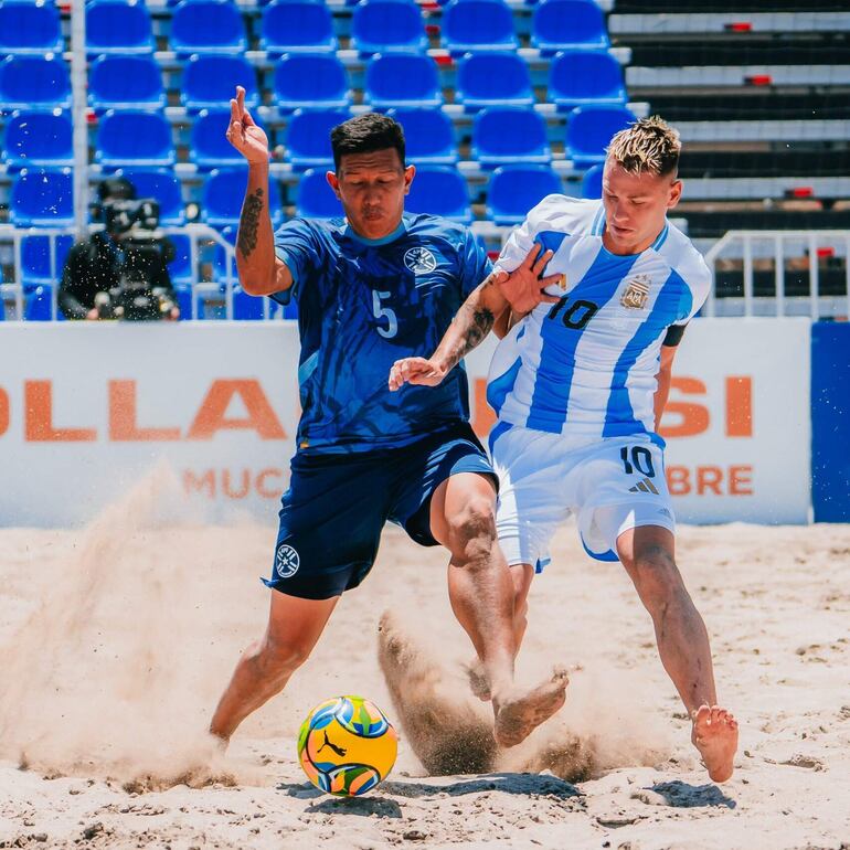 Gran partido de los Pynandi contra Argentina, el lunes.