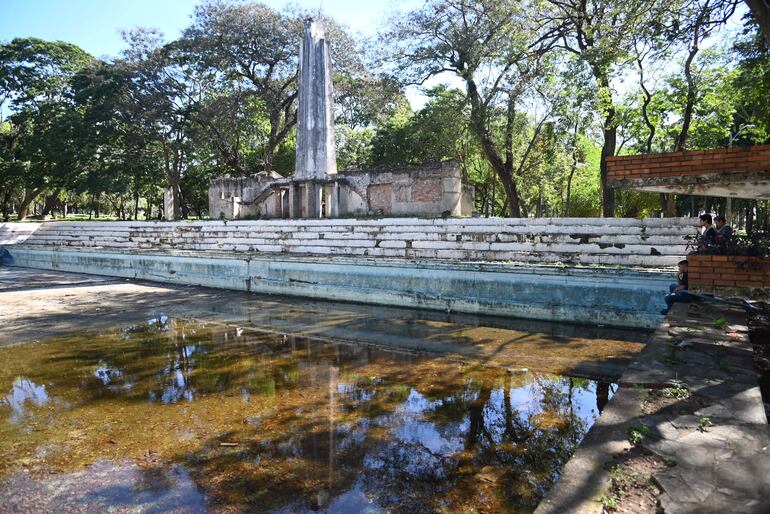 El estado en que se encuentra el Parque Caballero es lamentable. Hay un plan para recuperarlo.