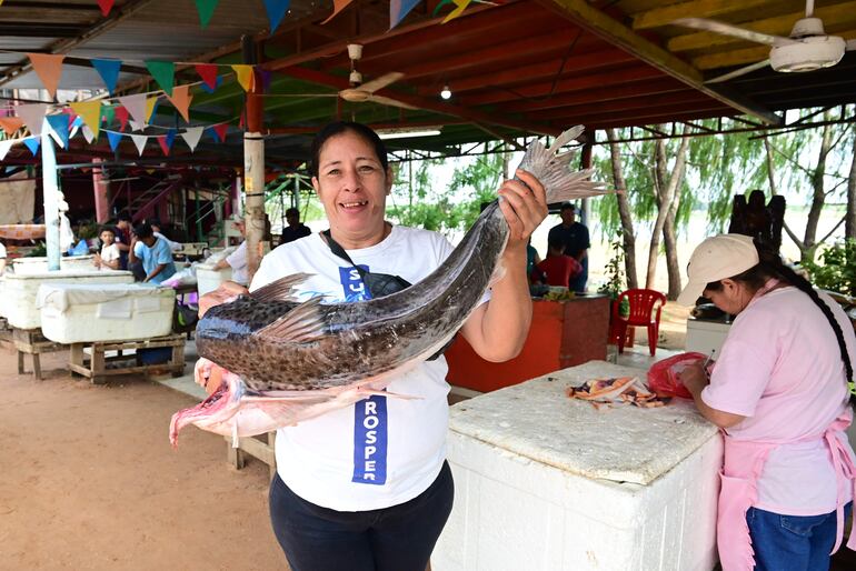 Este surubí es ideal para la milanesa.