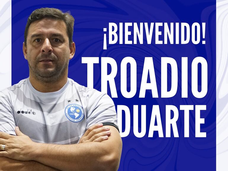 La presentación Troadio Duarte como nuevo entrenador de Sol de América.