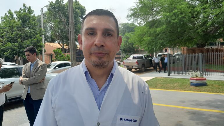 Encargo de la USF, doctor Armando Sosa.