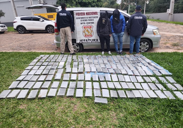 El operativo fue ejecutado al mediodía del lunes último en pleno centro de la ciudad de San Lorenzo.