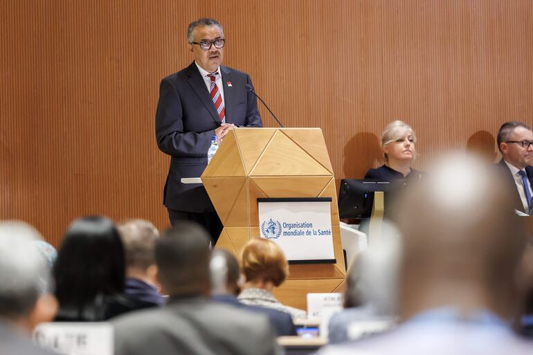 El Dr. Tedros Adhanom Ghebreyesus, Director General de la OMS.