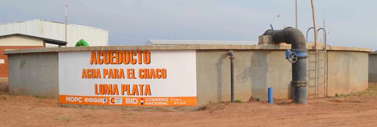 La recarga del sistema del acueducto quedó paralizada debido a problemas en la toma de agua del río Paraguay.