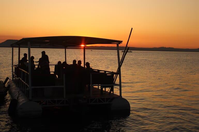 Los atardeceres son la postal favorita de los turistas.