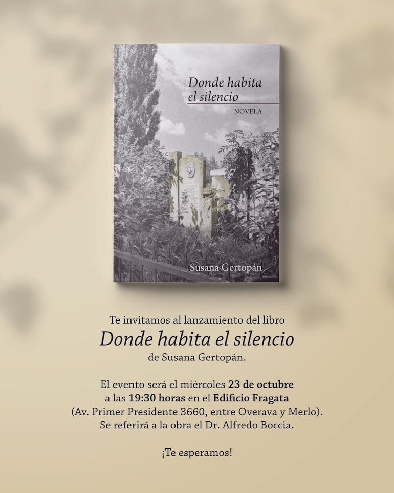 Portada del libro Donde habita el silencio de Susana Gertopán.