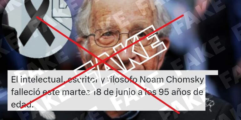 Noam Chomsky está vivo; el periodismo, no tanto...