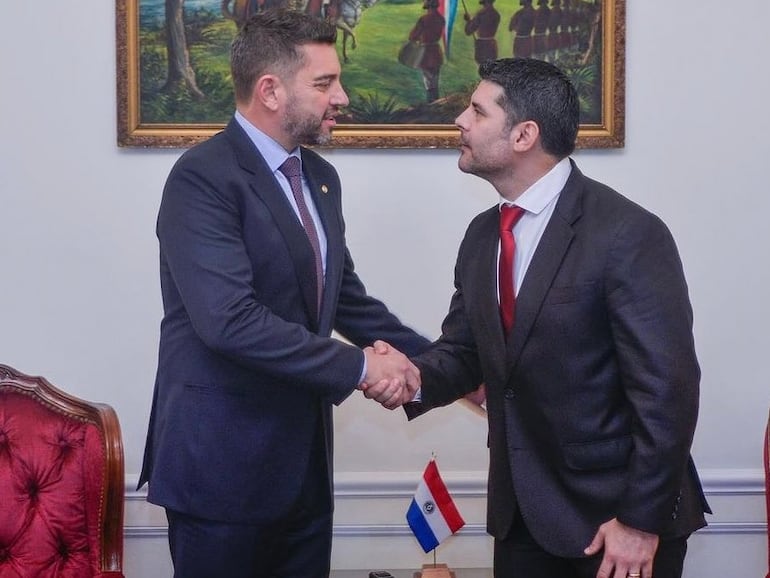 El vicepresidente de la República, Pedro Alliana, recibió ayer al intendente de Asunción, Óscar "Nenecho" Rodríguez.