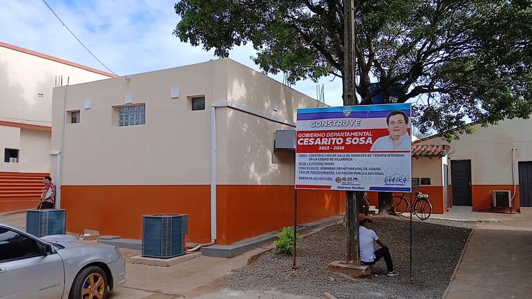 La infraestructura de la sala fue construida por la GObernación de Guairá.