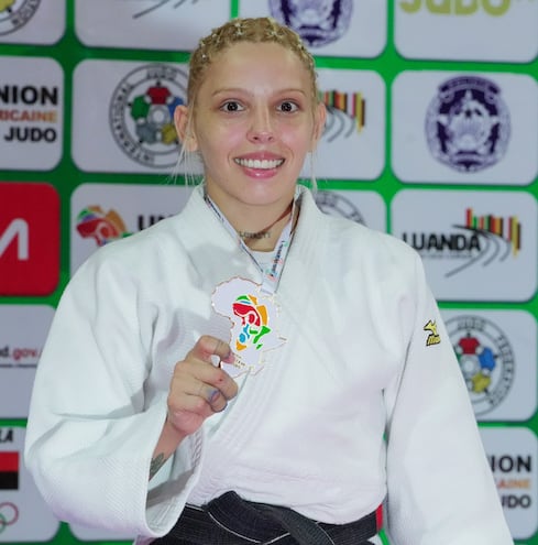 La judoca Gabriela Narváez (29 años) se alzó el oro en África.