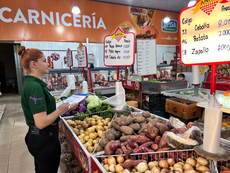 El índice de precios de la canasta básica familiar registró un incremento en Ciudad del Este.