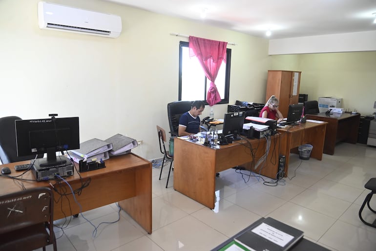 Una de las oficinas del MEC en el noveno piso del edificio Mont  Parnasse, ubicado en Ayolas 1028 entre Manduvirá y Jejuí.