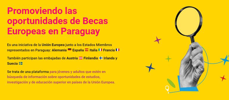 Oportunidades de becas europeas en Paraguay.