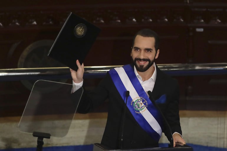 El presidente de El Salvador, Nayib Bukele.