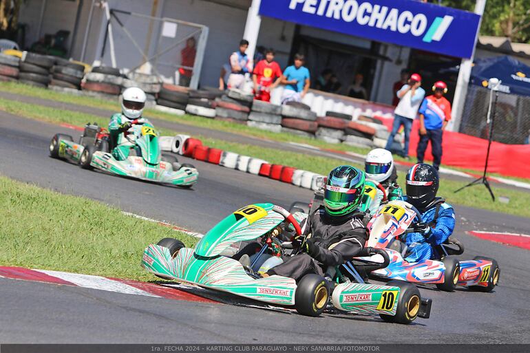 Alberto Antebi se impuso en la categoría Rotax Junior Max, superando a Giovanni Venzano, Santino Espineda, Iván Benítez Bejarano y Marcelo Rodríguez.