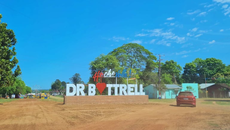 Dr. Bottrell es el único distrito del Guairá que no cuenta con caminos asfaltados y tiene solo unas pocas cuadras empedradas.