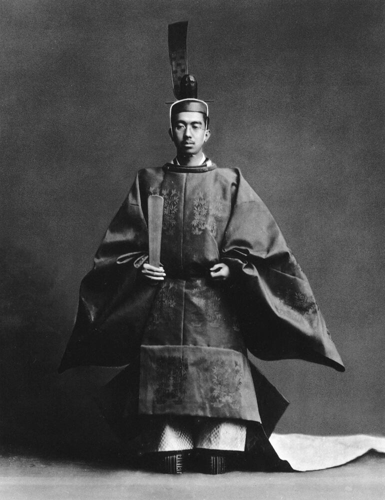 Hirohito en 1928, el día de su coronación como emperador de Japón (Foto: Archivos Gamma Press - Keystone France).