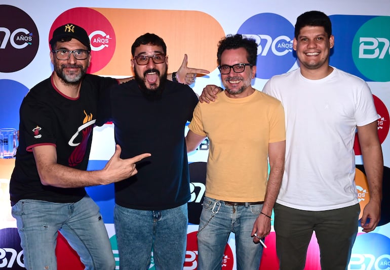 Federico Perié, Blas Rodrigo, Valdo Torres y Juan Diego Espinoza. 