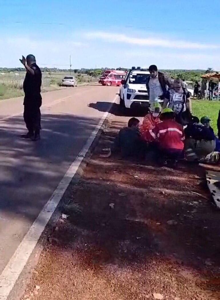 El accidente ocurrió en el tramo Carapeguá–Acahay.