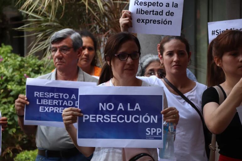 Manifestación del SPP.