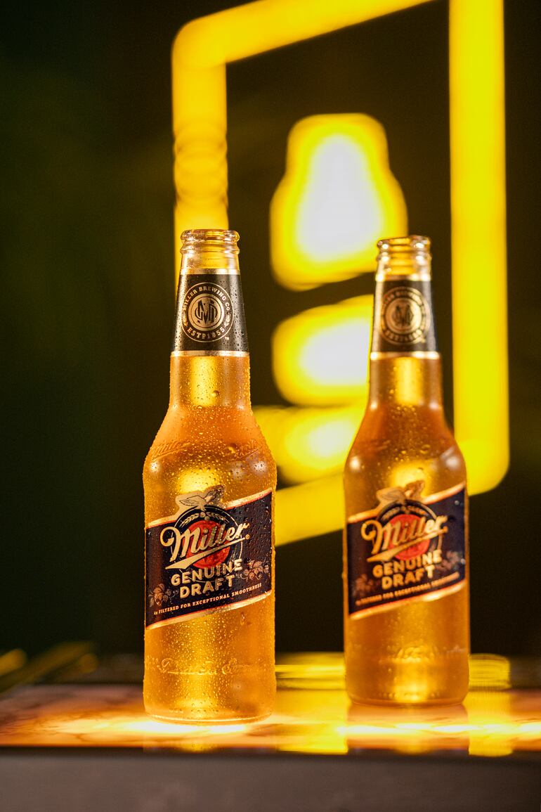 Miller Genuine Draft.