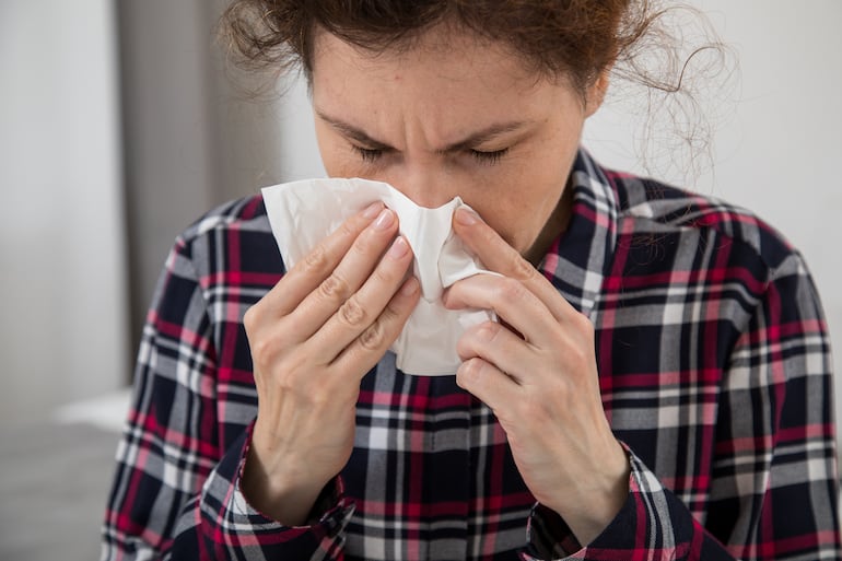 En caso de resfriado, la nariz debería estar destapada de nuevo después de una semana.