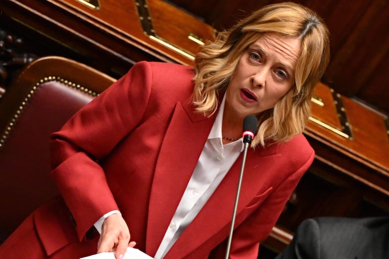 Giorgia Meloni, primera ministra de italia.