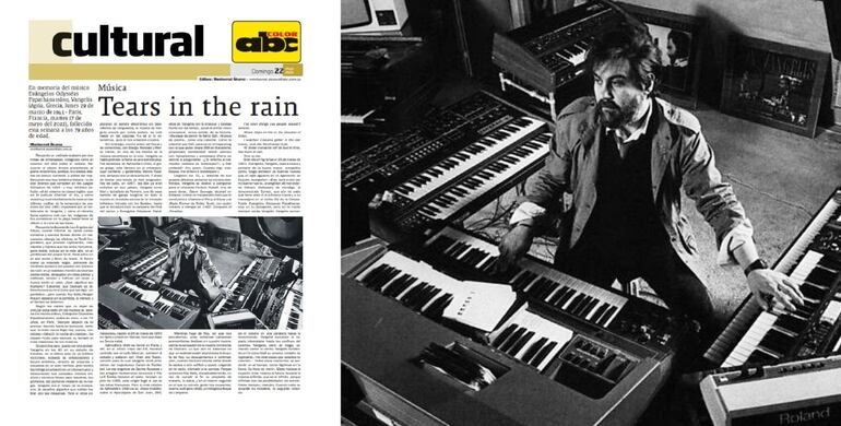 Vangelis (Agria, 29 de marzo de 1943 - París, 17 de mayo de 2022)