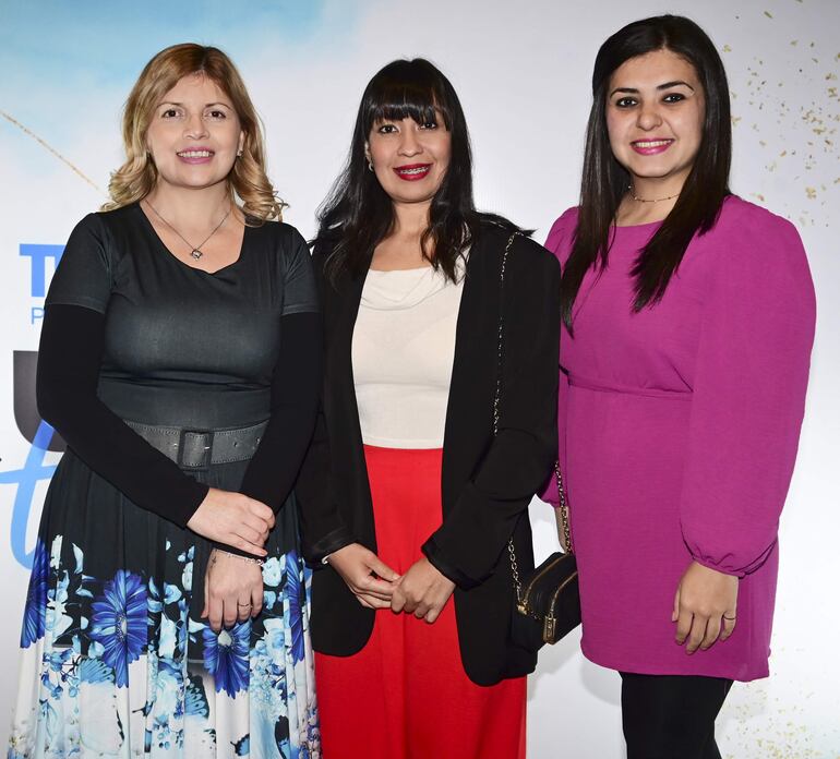 Sandra Cuevas, Ramona Acosta y Magda Domínguez.