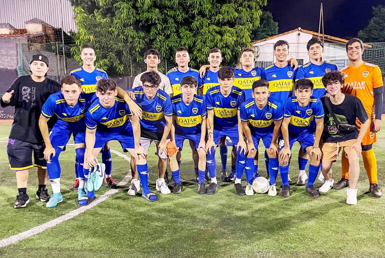 Boca Juniors, uno de los cuatro líderes que tiene el torneo de exa's del Colegio Nihon Gakko.