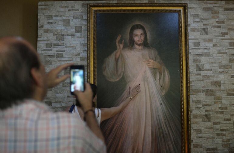 Una imagen de Jesucristo. 