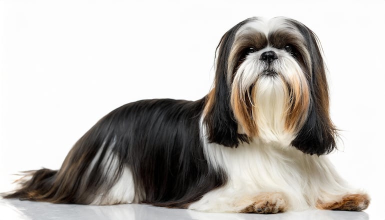 Perro de raza Shih Tzu.