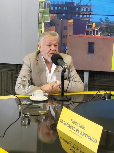 El Dr. Jorge Brítez, presidente del Instituto de Previsión Social (IPS), en estudios de ABC Cardinal 730 AM.