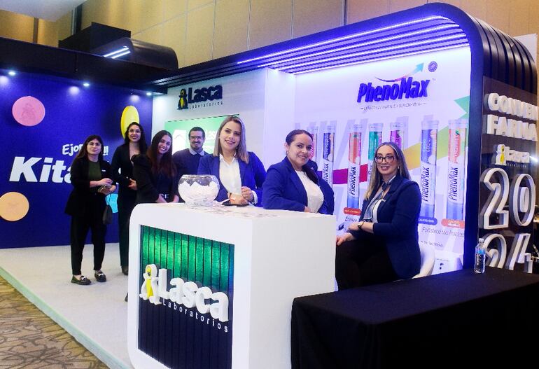 Stand de Laboratorios Lasca montado en la XXI Convenfarma–Expo Farmacientífica, realizada recientemente.