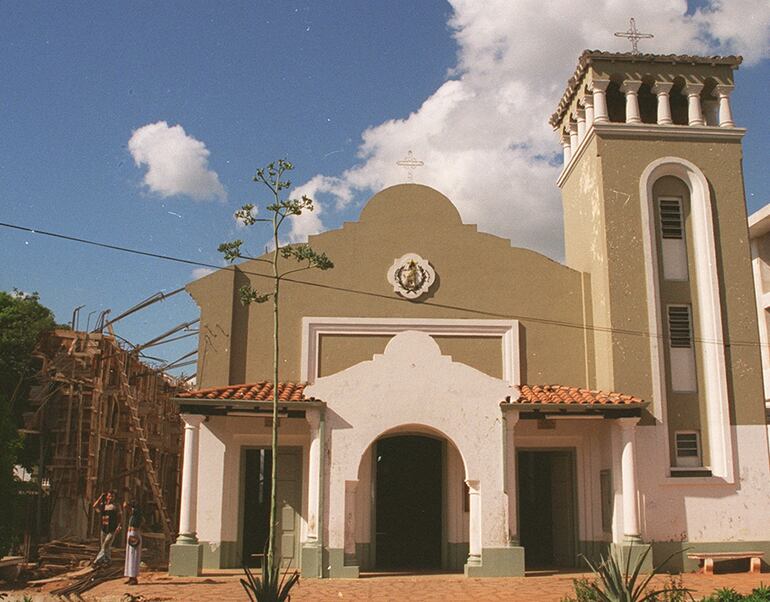 El antiguo oratorio de la Medalla Milagrosa de Fernando de la Mora décadas atrás.