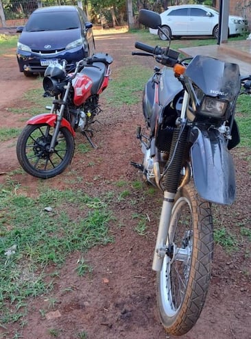 Las motocicletas involucradas fueron trasladadas a la dependencia policial.