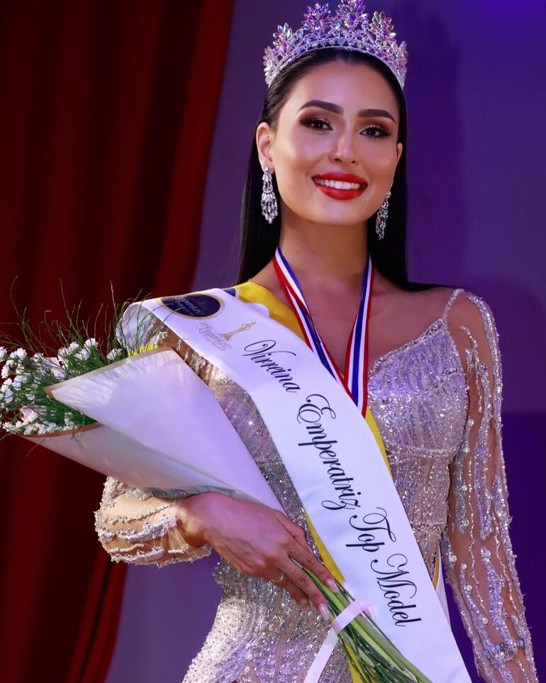 Jazmín Mernes se coronó Virreina del certamen. (Instagram/Jazmín Mernes)