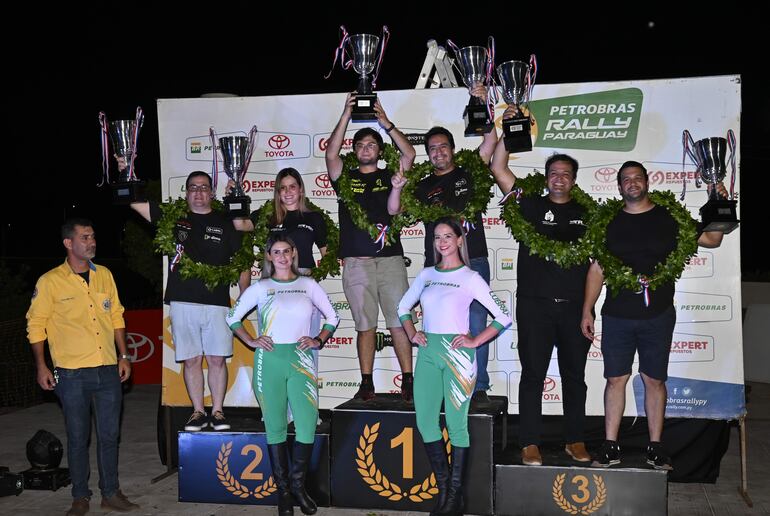 Omar Benítez y Ramiro Ayala fueron los campeones de pilotos y copilotos en la General F2 del SP.