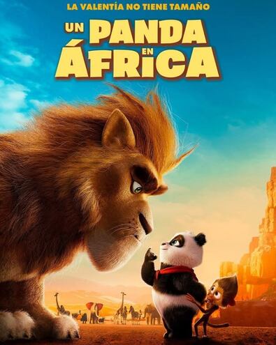 Un panda en África película